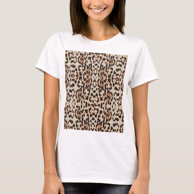 Leopard Spots Pattern Thunder_Cove T-Shirt (Front)