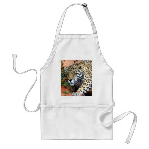Leopard Stalking Macro Standard Apron