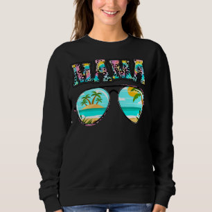Leopard Summer Sunglasses Mama Mother's Day Summe Sweatshirt