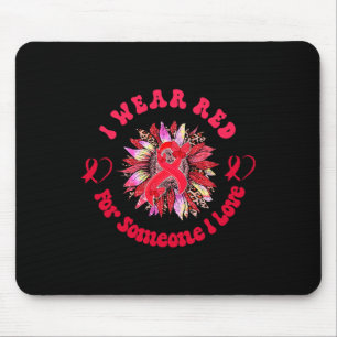 leopard sunflower blood cancer awareness apparel i mouse pad
