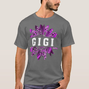 Leopard Sunflower Promoted To Gigi Pregnancy Annou T-Shirt