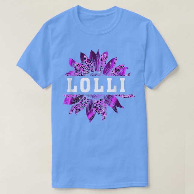 Leopard Sunflower Promoted To Lolli Pregnancy Anno T-Shirt (Design Front)