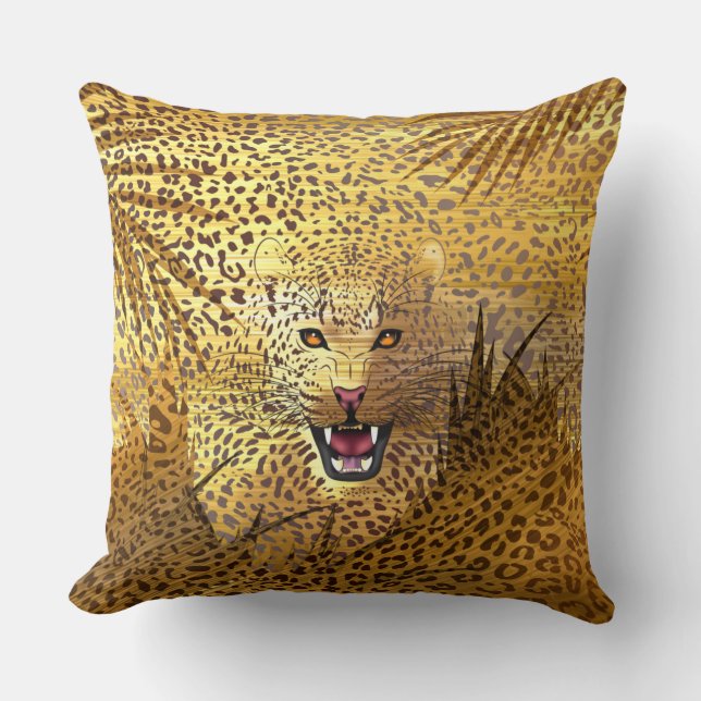 Leopard Territory 1 Cushion (Front)