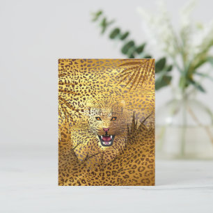 Leopard Territory 1 Holiday Postcard
