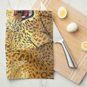 Leopard Territory 1 Tea Towel