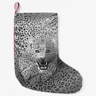 Leopard Territory 2 Small Christmas Stocking