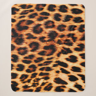 Leopard texture, African animal seamless pattern. Sherpa Blanket