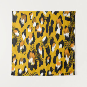 Leopard Texture Animal Print Background Tapestry
