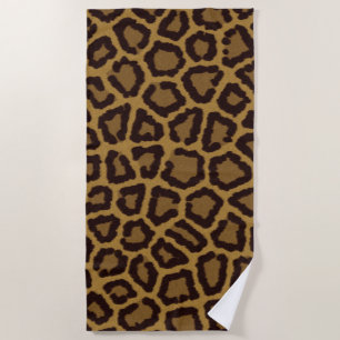 Leopard Texture Beach Towel