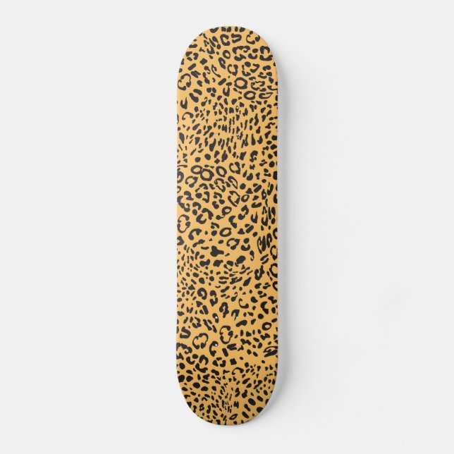 Leopard Texture Skateboard (Front)