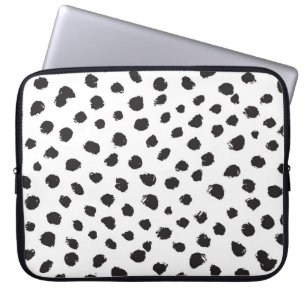 Leopard Texture: Vintage Seamless Pattern. Laptop Sleeve