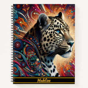 Leopard Thrill: Bold Branch and Birds Notebook
