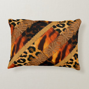Leopard &Tiger Animal Decorative Cushion