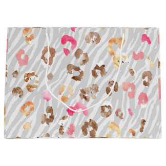 Leopard tiger Large Gift Bag