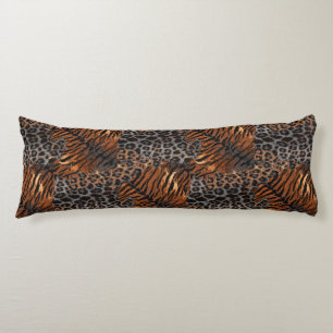 Leopard tiger skin trendy body cushion