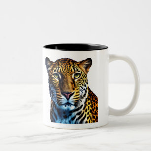 Leopard Two-Tone Coffee Mug