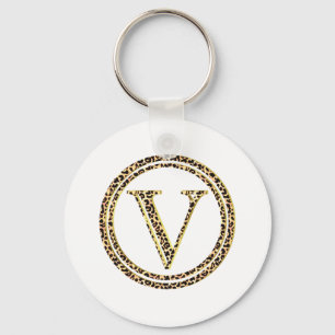 Leopard V Key Ring