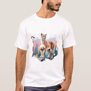 Leopard Vector Art Animal Majestic Nature Wildlife T-Shirt