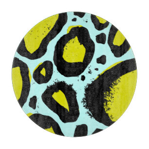 Leopard Vibrance: Colourful Wild Textures. Cutting Board