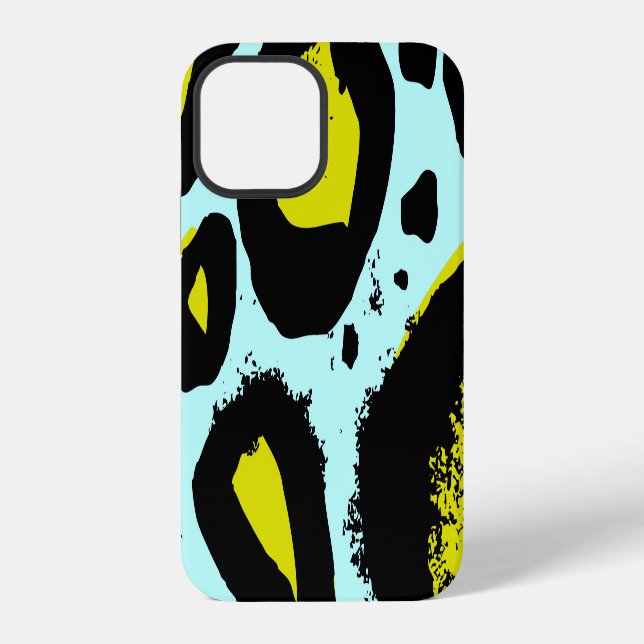 Leopard Vibrance: Colourful Wild Textures. iPhone Case (Back)