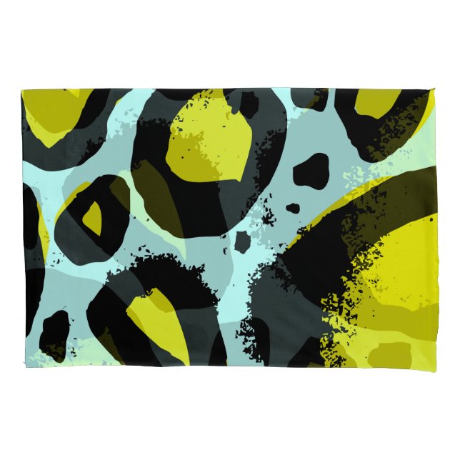 Leopard Vibrance: Colourful Wild Textures. Pillowcase (Front)