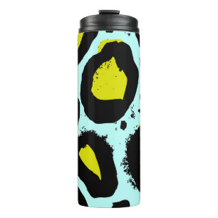 Leopard Vibrance: Colourful Wild Textures. Thermal Tumbler