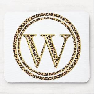 Leopard W Mouse Pad