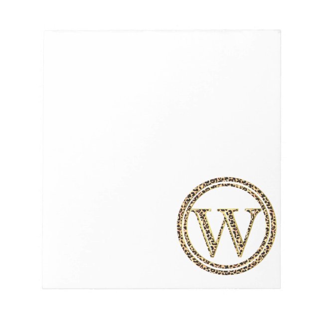 Leopard W Notepad (Front)