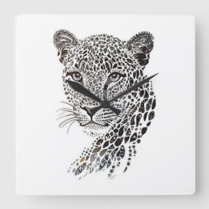 Leopard Wall Clock – Wild Elegance and Modern