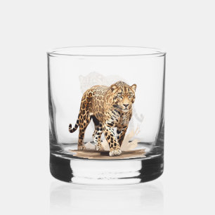 Leopard Whiskey Glass