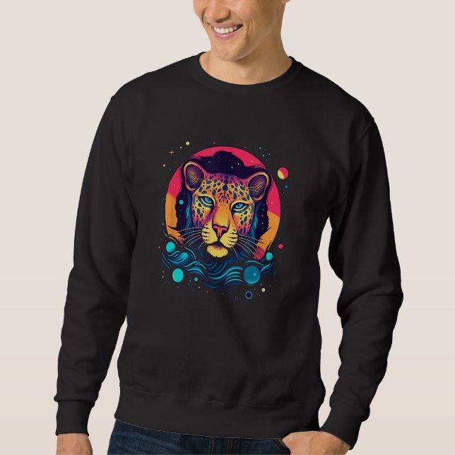 Leopard Wild Animal Leopard Men Women Kids 7 Sweatshirt (Front)