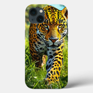Leopard Wild Animal Print Aesthetic Safari Style iPhone 13 Case