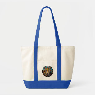 Leopard with Warm and Cool Tones Tote Bag