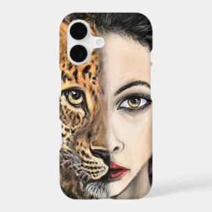 Leopard Woman iPhone Case