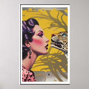 Leopard Woman Trades Her Spots In Poster