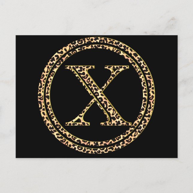 Leopard X Postcard (Front)