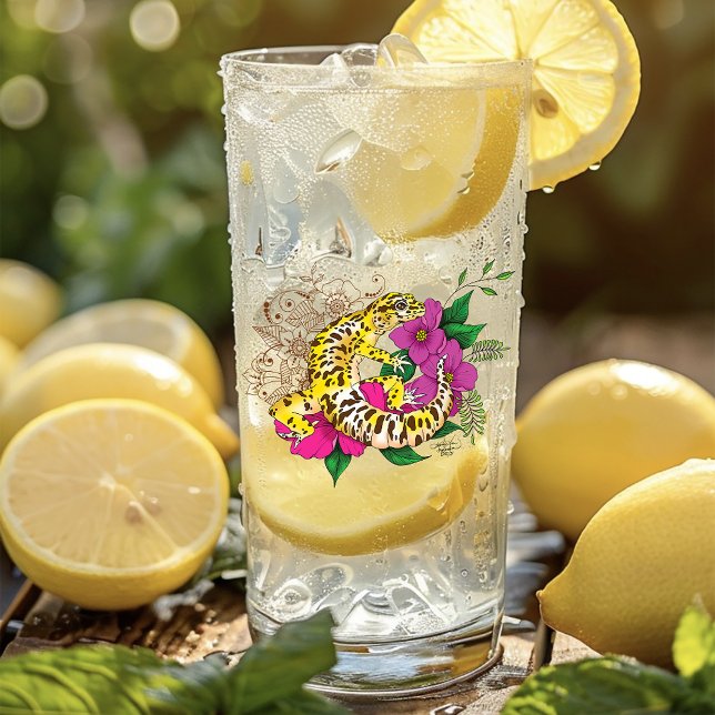 Leopard Yellow Gecko Green Glass (Creator Uploaded)