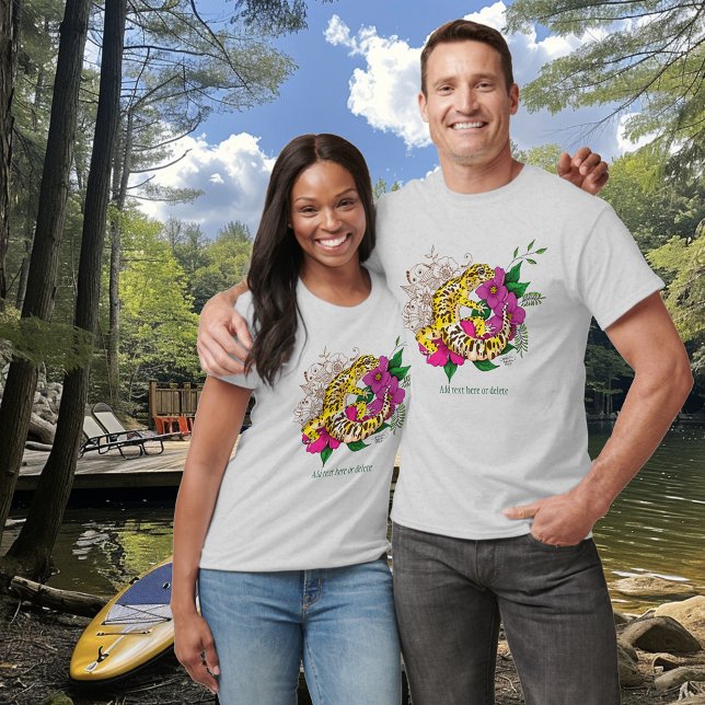 Leopard Yellow Gecko Green T-Shirt (Creator Uploaded)