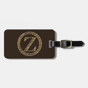 Leopard Z Luggage Tag