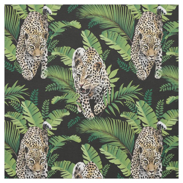 Leopards Pattern fabric (Swatch)