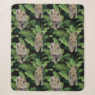 Leopards Pattern fleece blankets