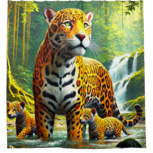 Leopards Shower Curtain