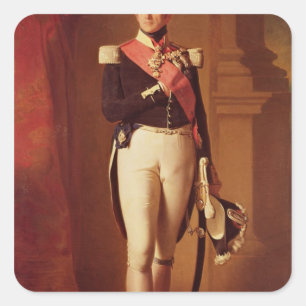 Leopold I c.1846 Square Sticker