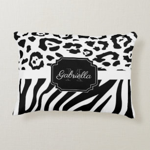 Lepard Print / Zebra Print Decorative Cushion