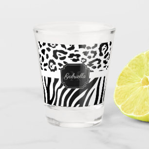Lepard Print / Zebra Print Shot Glass