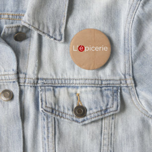 L'Épicerie 2 Inch Round Button