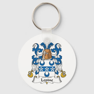 Lepine Family Crest Key Ring