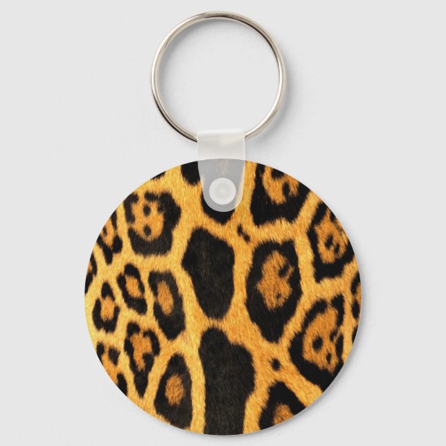 Lepoard Fur Pattern Key Ring (Front)