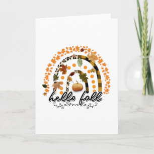 Lepord Hello Fall Card