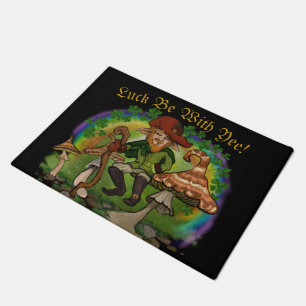 Leprachaun Luck be With Yee! Doormat